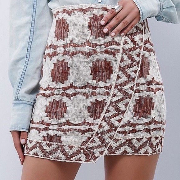 Free People Knit Skirt - Picture 1 of 7